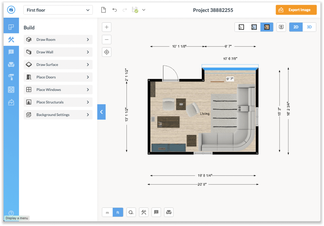 Floorplanner teken tools